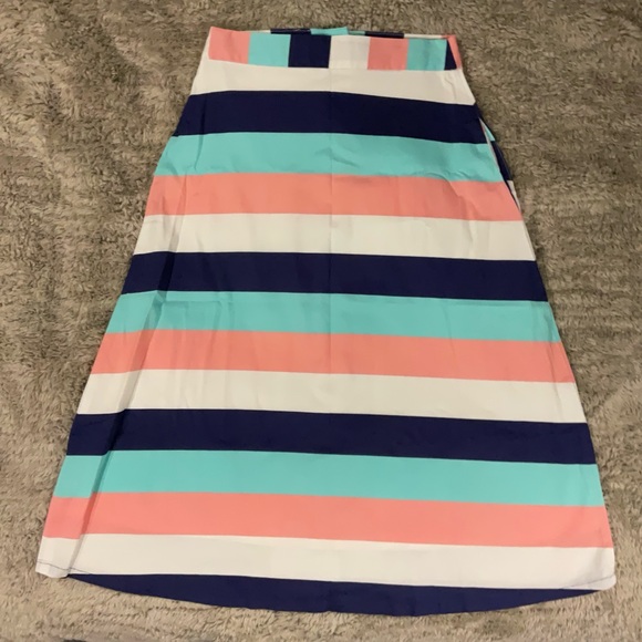 ModCloth X Collectif camilla candy pastel whimsey striped skirt - Picture 4 of 9